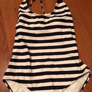Gap one piece with stripes. Large